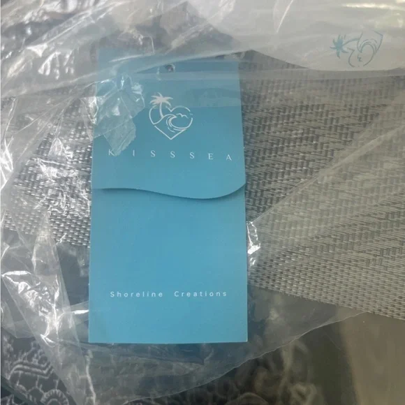 Kiss Sea Tote Straw Beach Bag - Picture 10 of 10